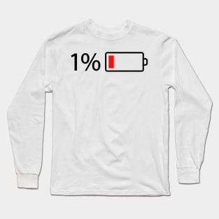 1 percent Long Sleeve T-Shirt